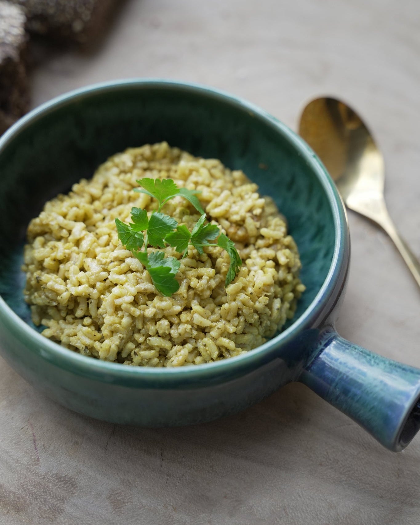 The Aqua - Casseruola con manico in ceramica portoghese acquamarina