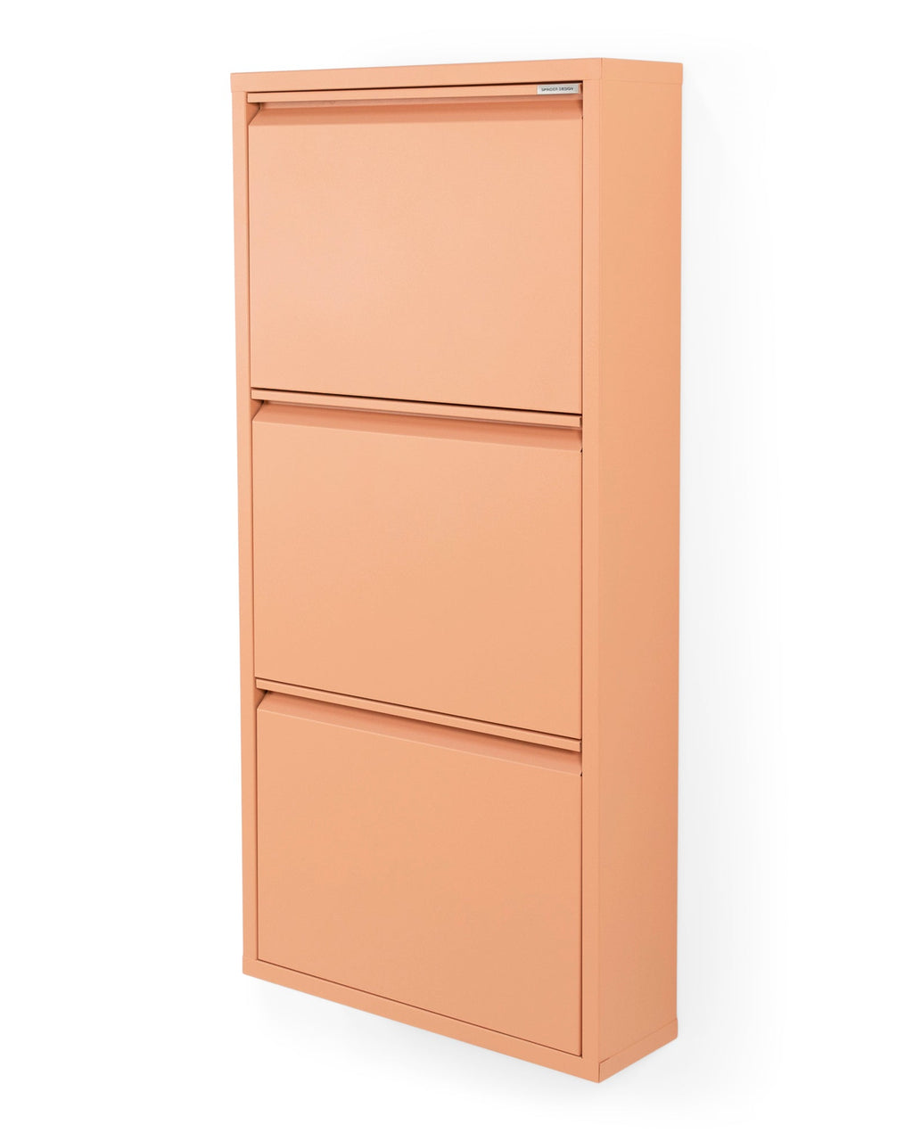 Billy 3 - Scarpiera in acciaio, rosso terracotta
