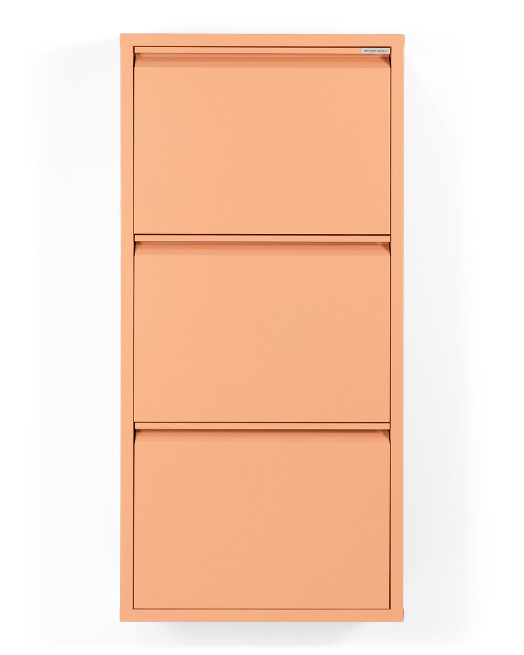 Billy 3 - Scarpiera in acciaio, rosso terracotta