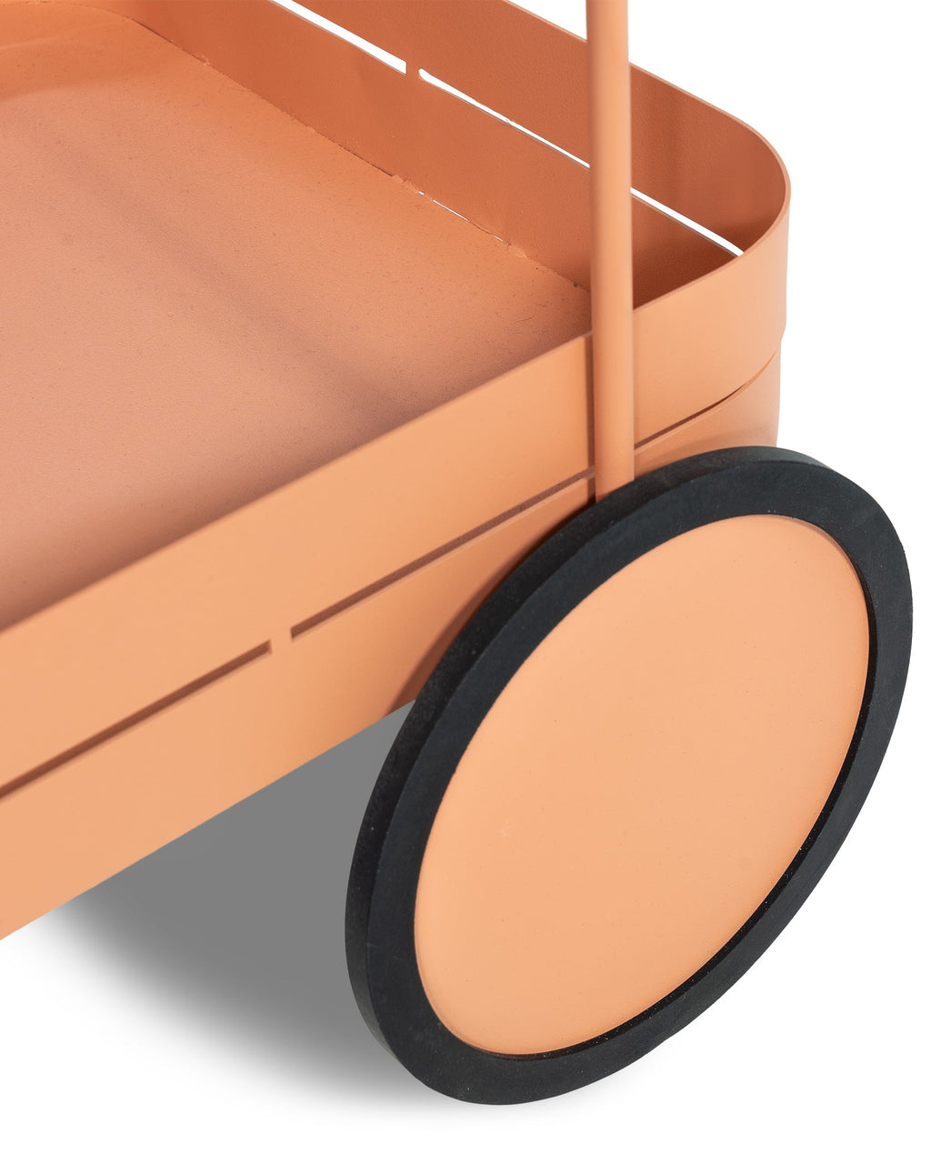 Gin e trolley - carrello bar in metallo color terracotta