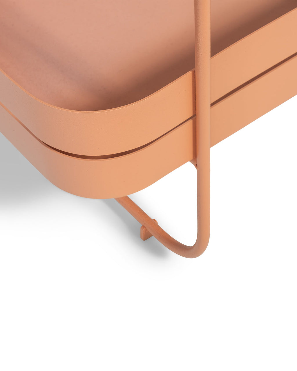 Gin e trolley - carrello bar in metallo color terracotta