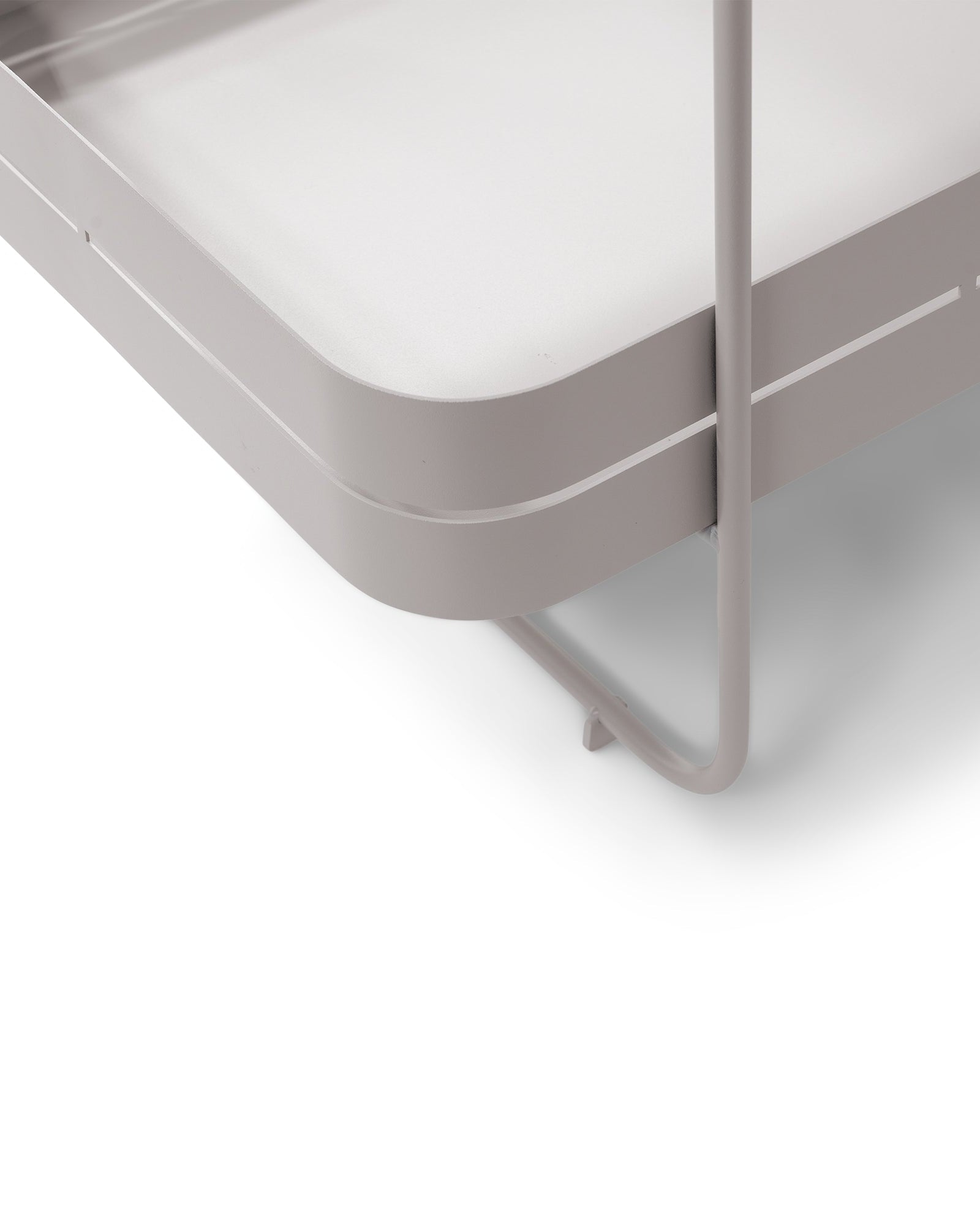 Gin e trolley - carrello bar in metallo grigio tortora