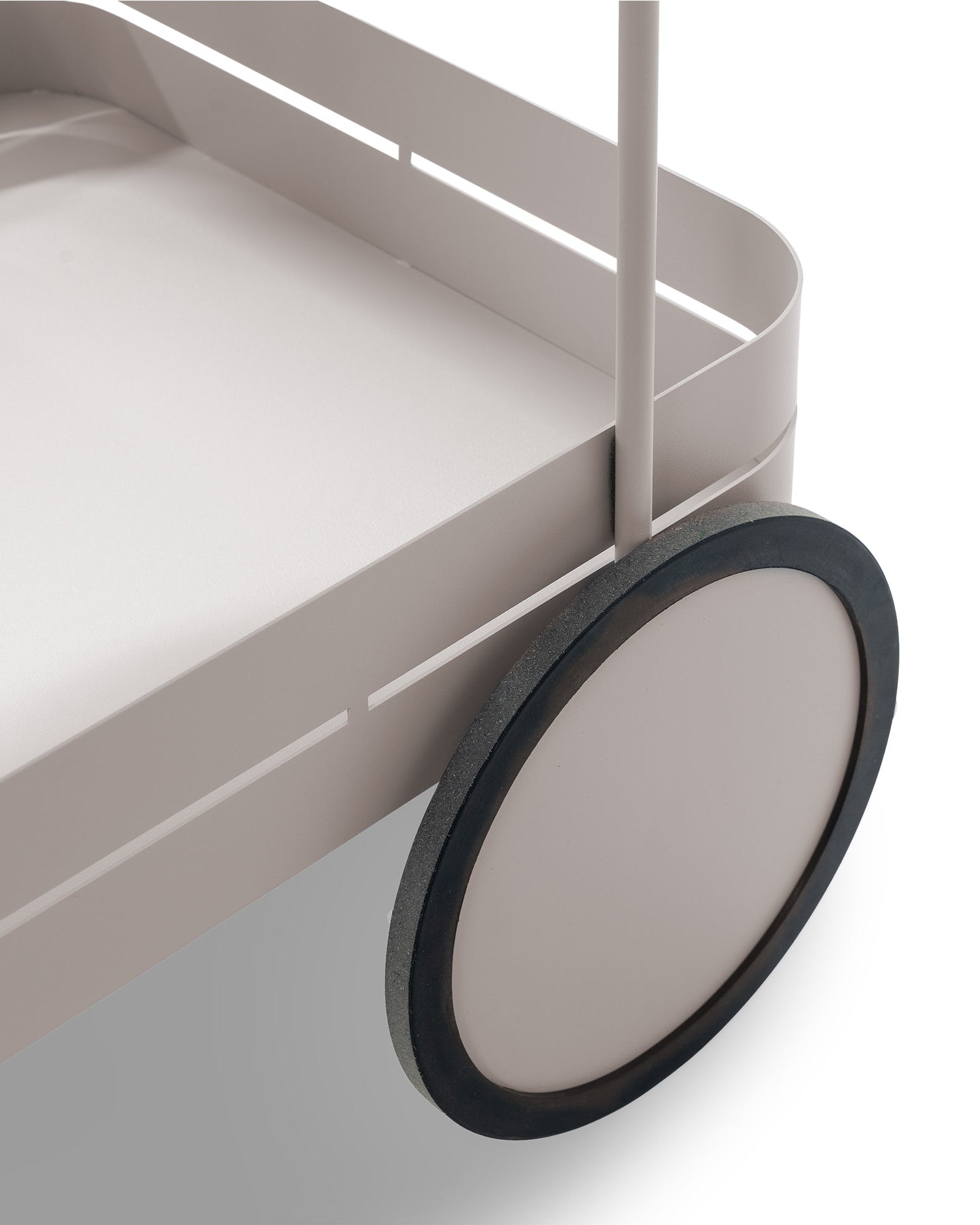 Gin e trolley - carrello bar in metallo grigio tortora