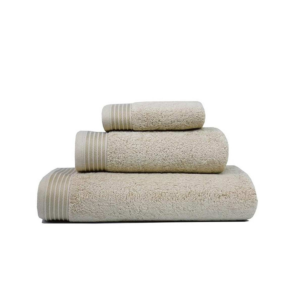Asciugamani beige in cotone 500 gr