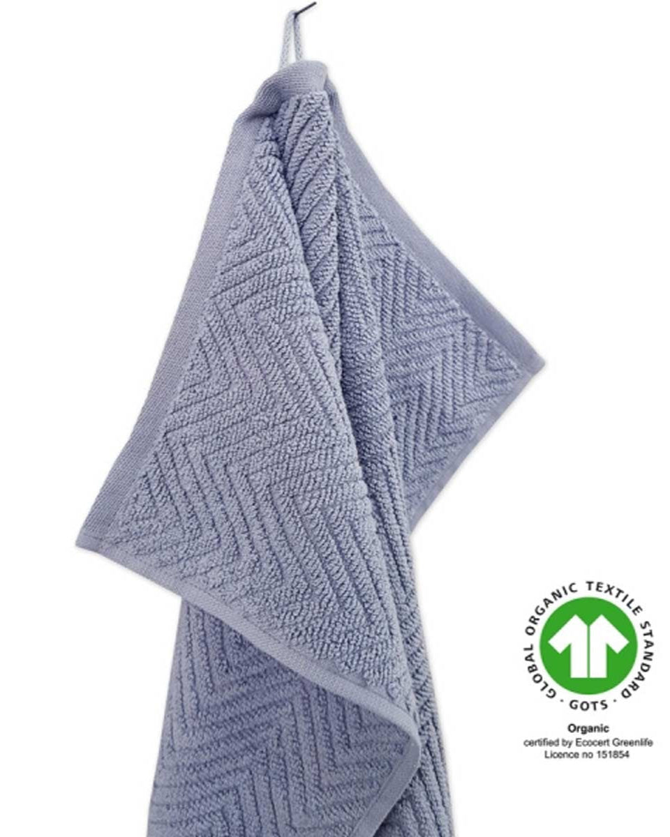 Asciugamani blu plumbago