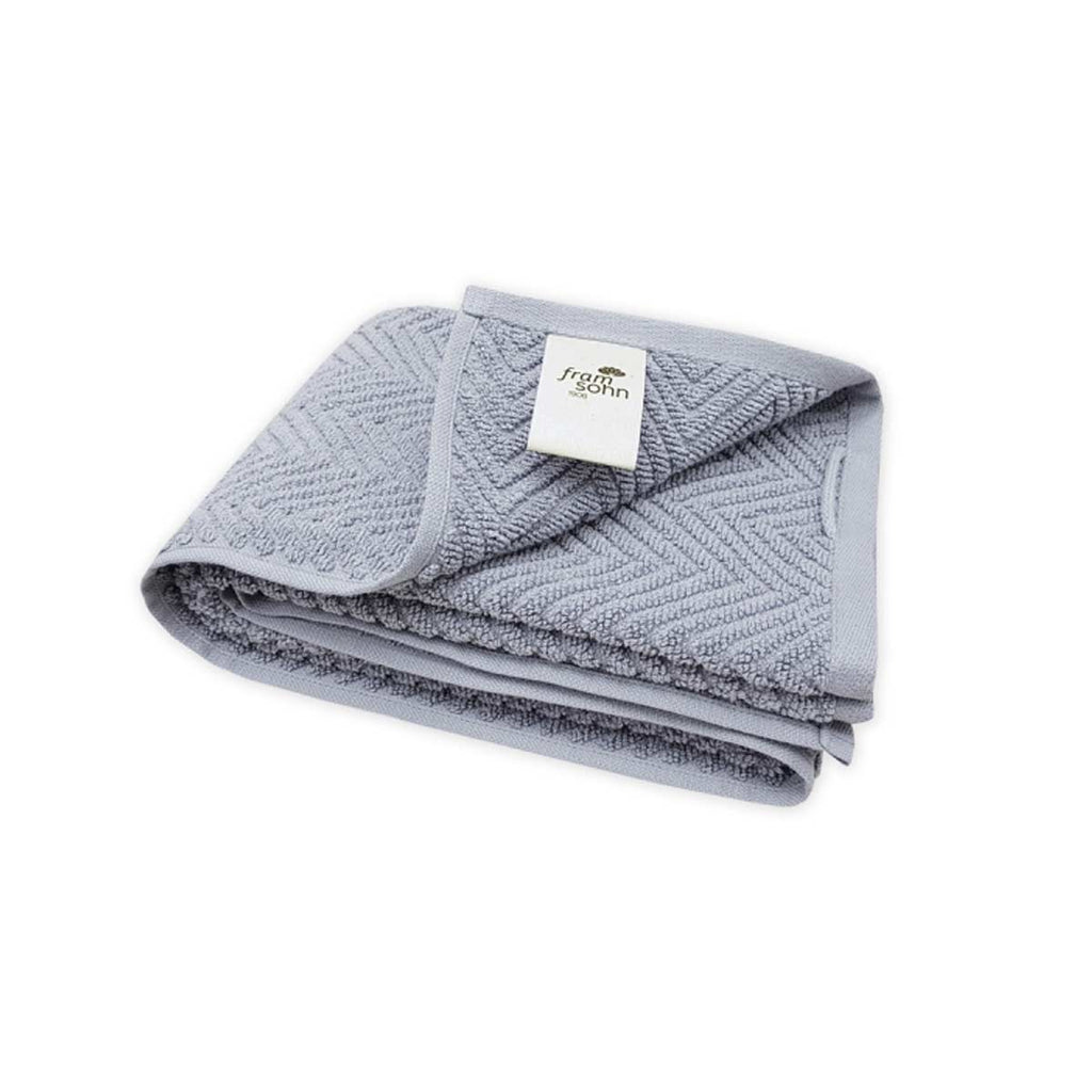 Asciugamani grigi in cotone bio