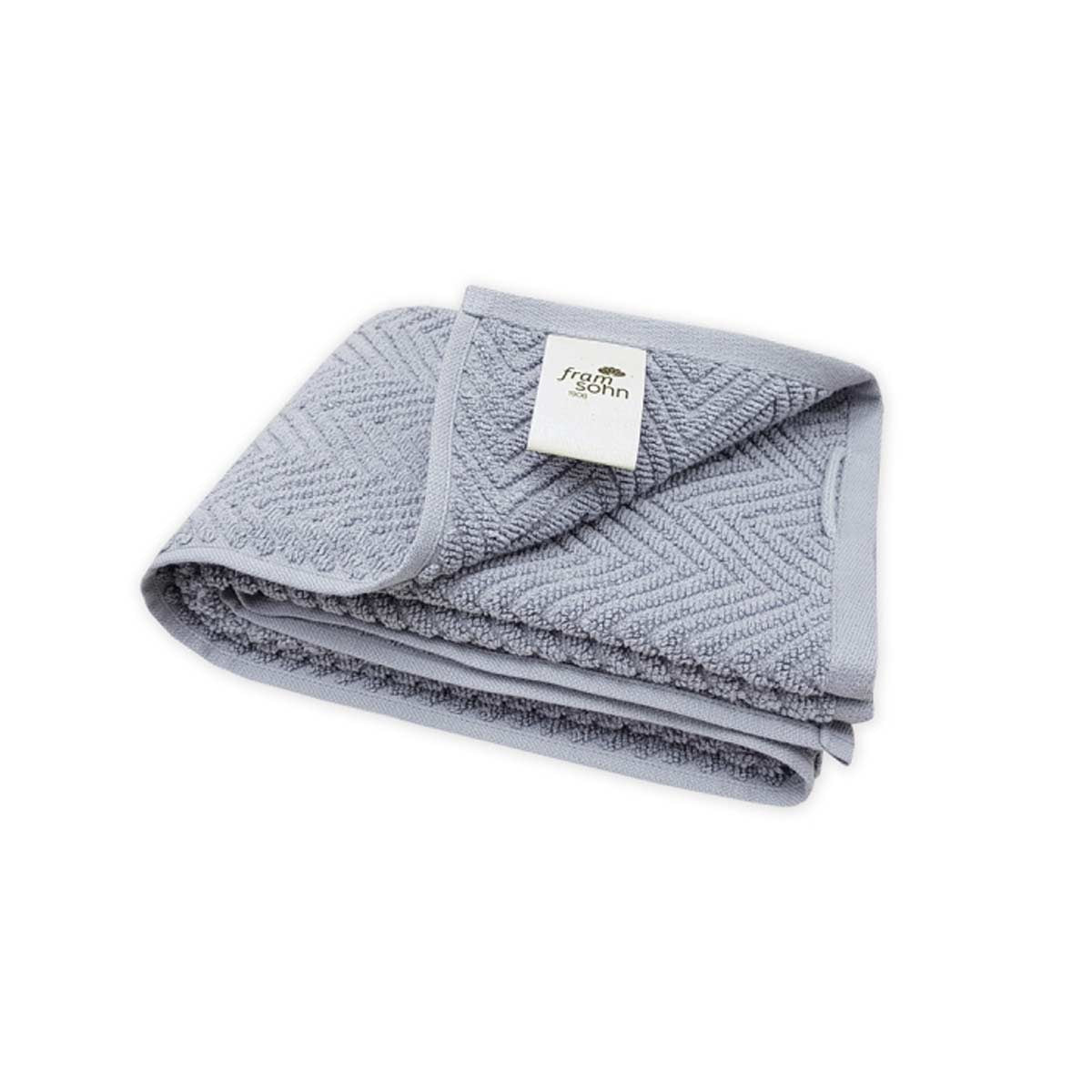 Asciugamani grigi in cotone bio