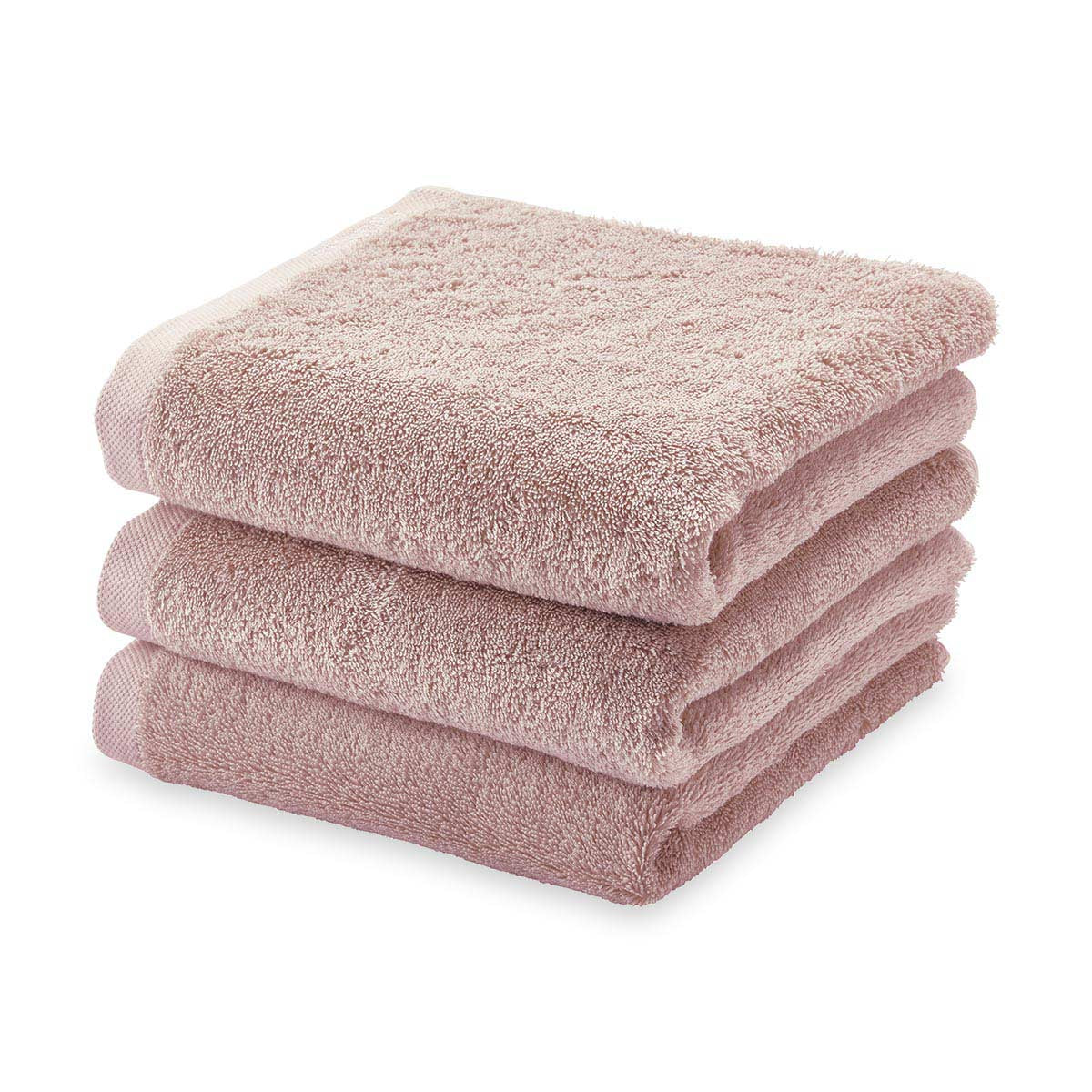 Asciugamani rosa per il viso