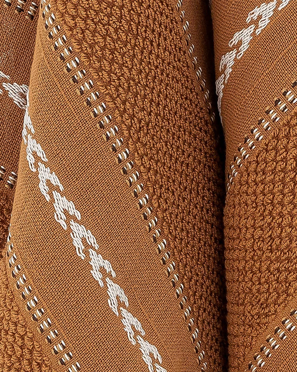 Asciugamani viso in cotone con ricami