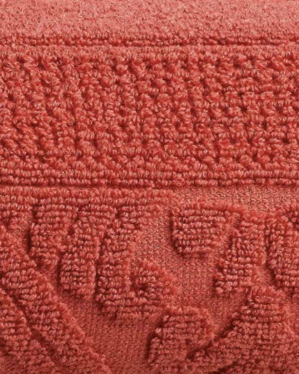 Asciugamano bagno rosso