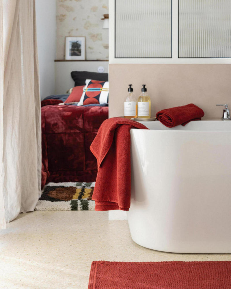 Asciugamano da bagno Bora Geranium 70 X 130
