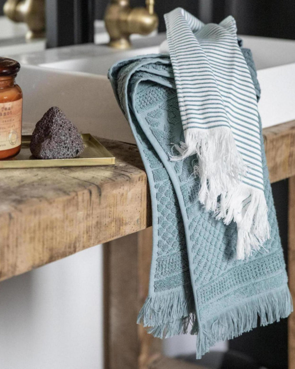 Asciugamano da bagno Zoe Vert De Gris 70 X 140