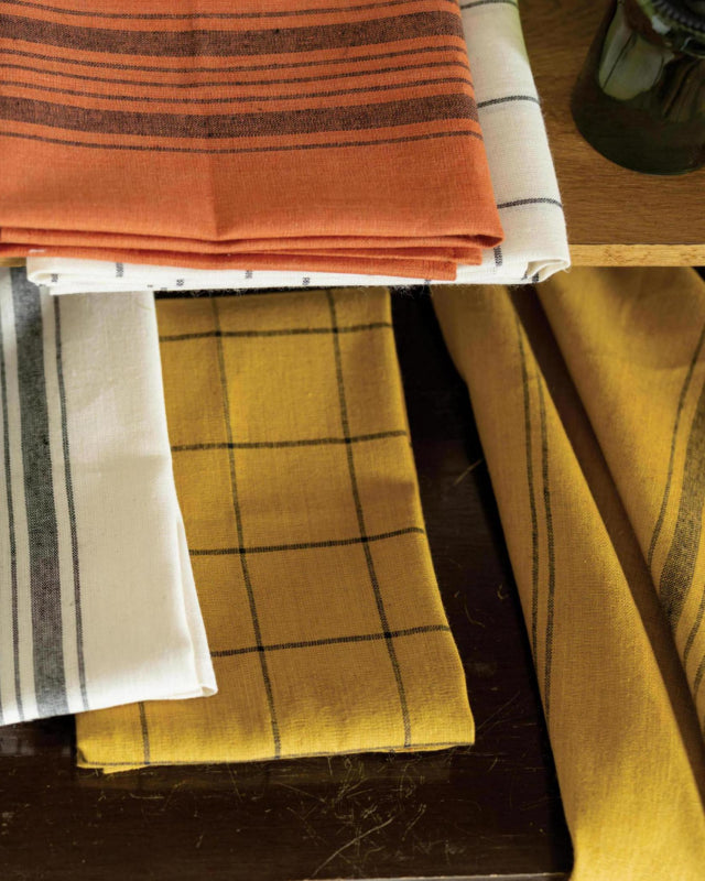 Asciugamano da cucina Metis Kilia Stripes Bronze 50 X 70