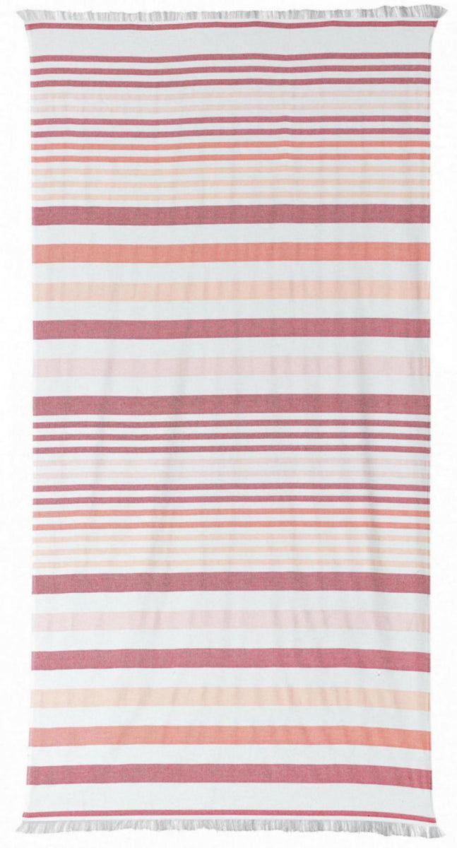 Asciugamano Hammam riciclato Samoa Brique 100 X 200