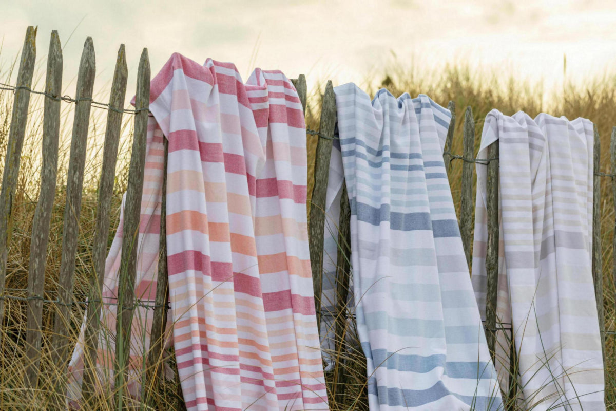 Asciugamano Hammam riciclato Samoa Marine 100 X 200