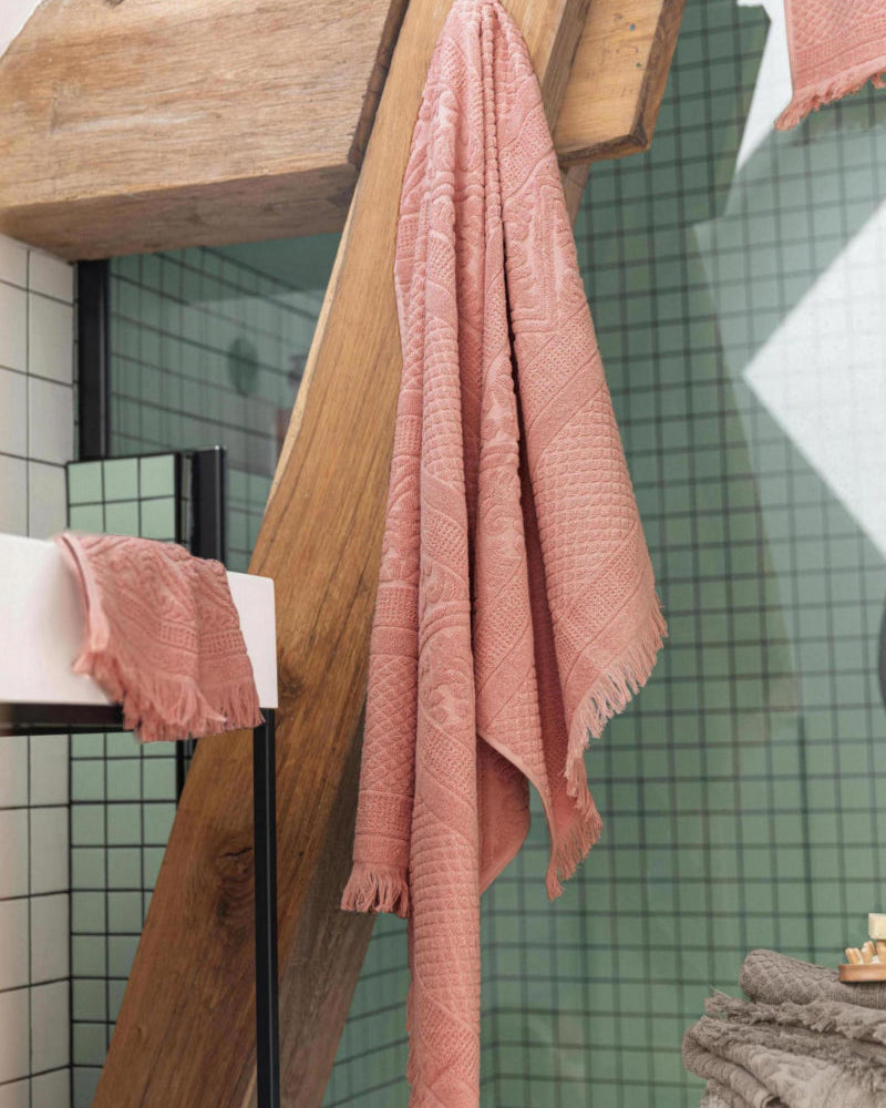 Asciugamano ospite Zoe Argile 30 X 50