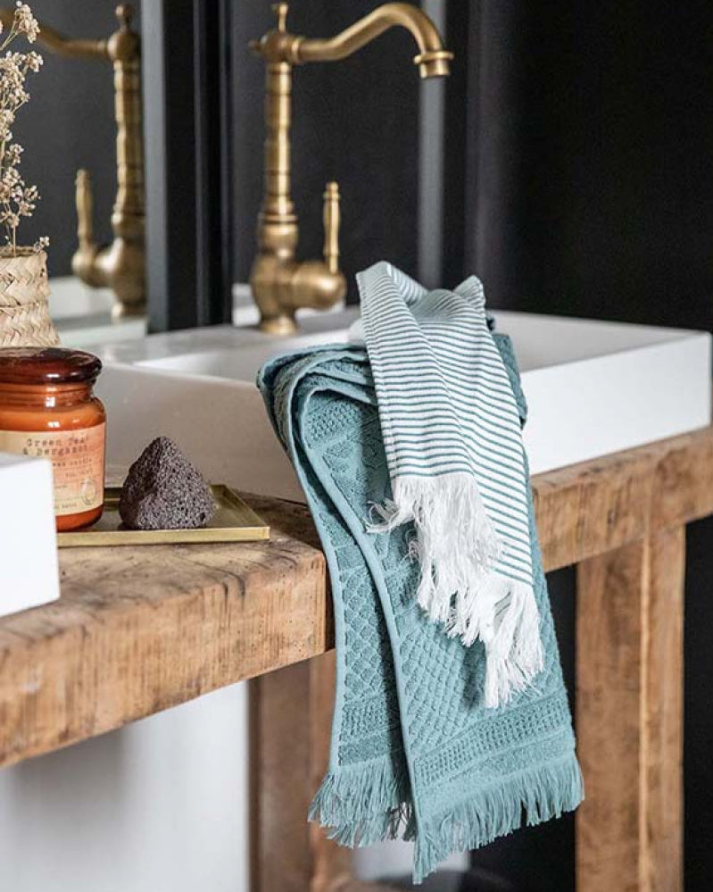 Asciugamano ospite Zoe Vert De Gris 30 X 50