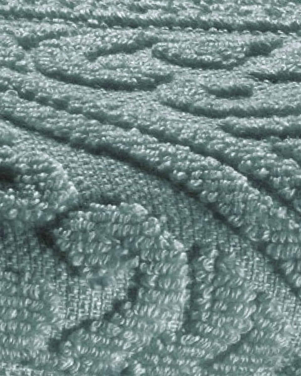 Asciugamano verde grigio