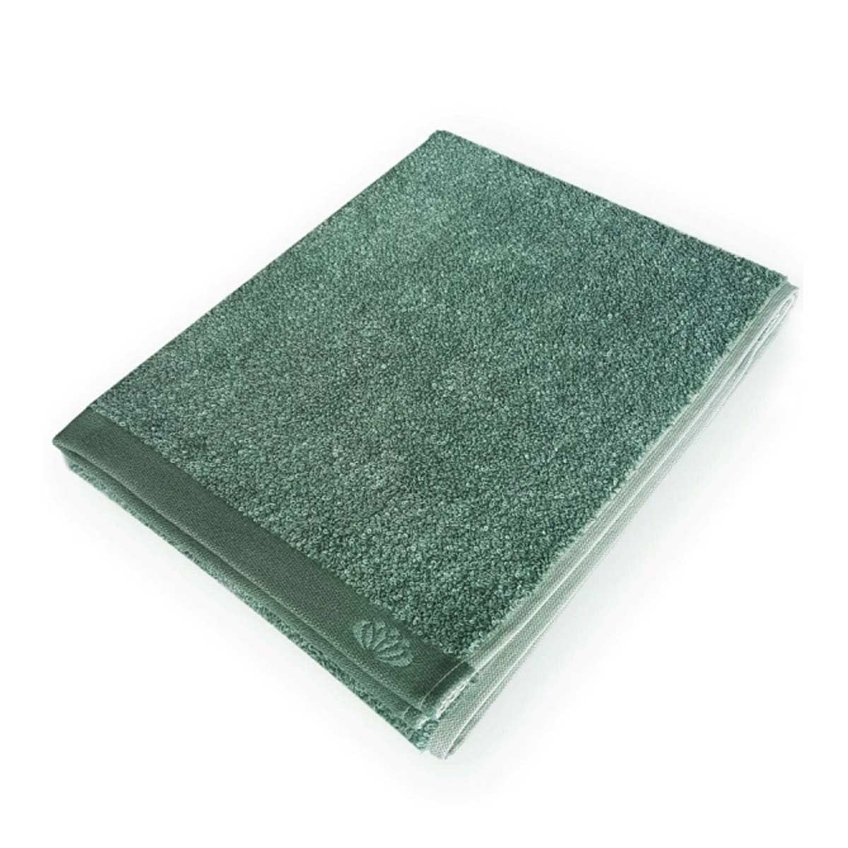 Asciugamano verde melange 