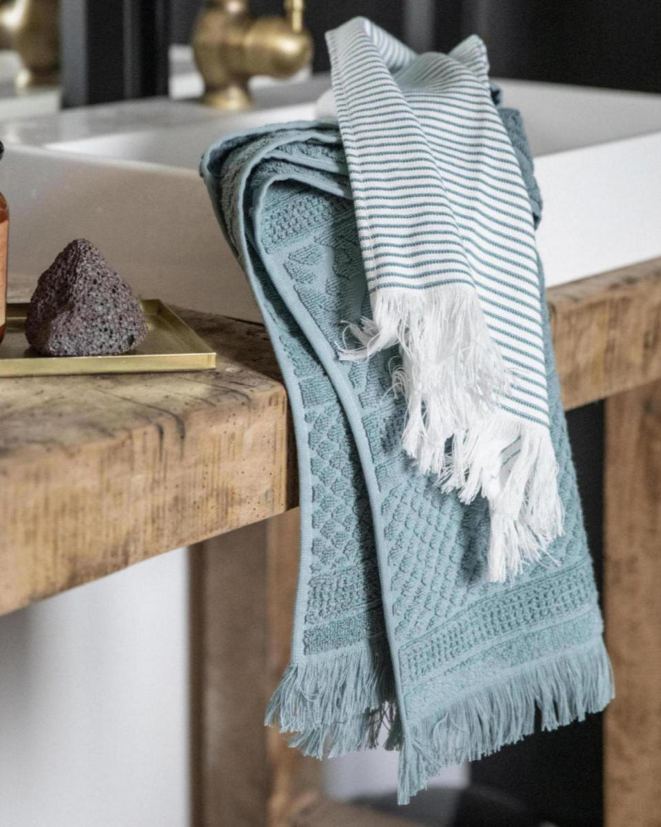 Asciugamano Zoe Vert De Gris 50 X 100