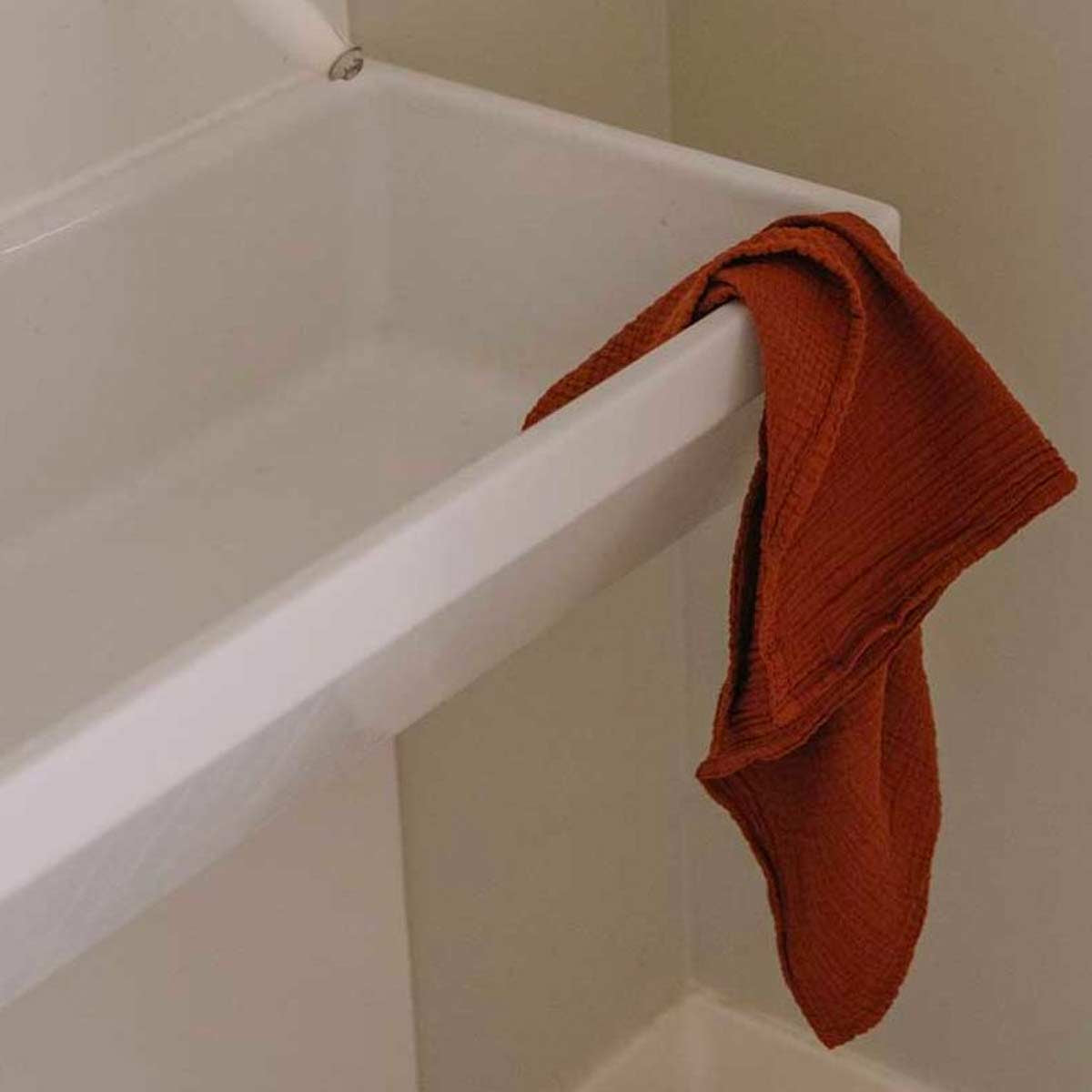 Asciugapiatti rosso di cotone