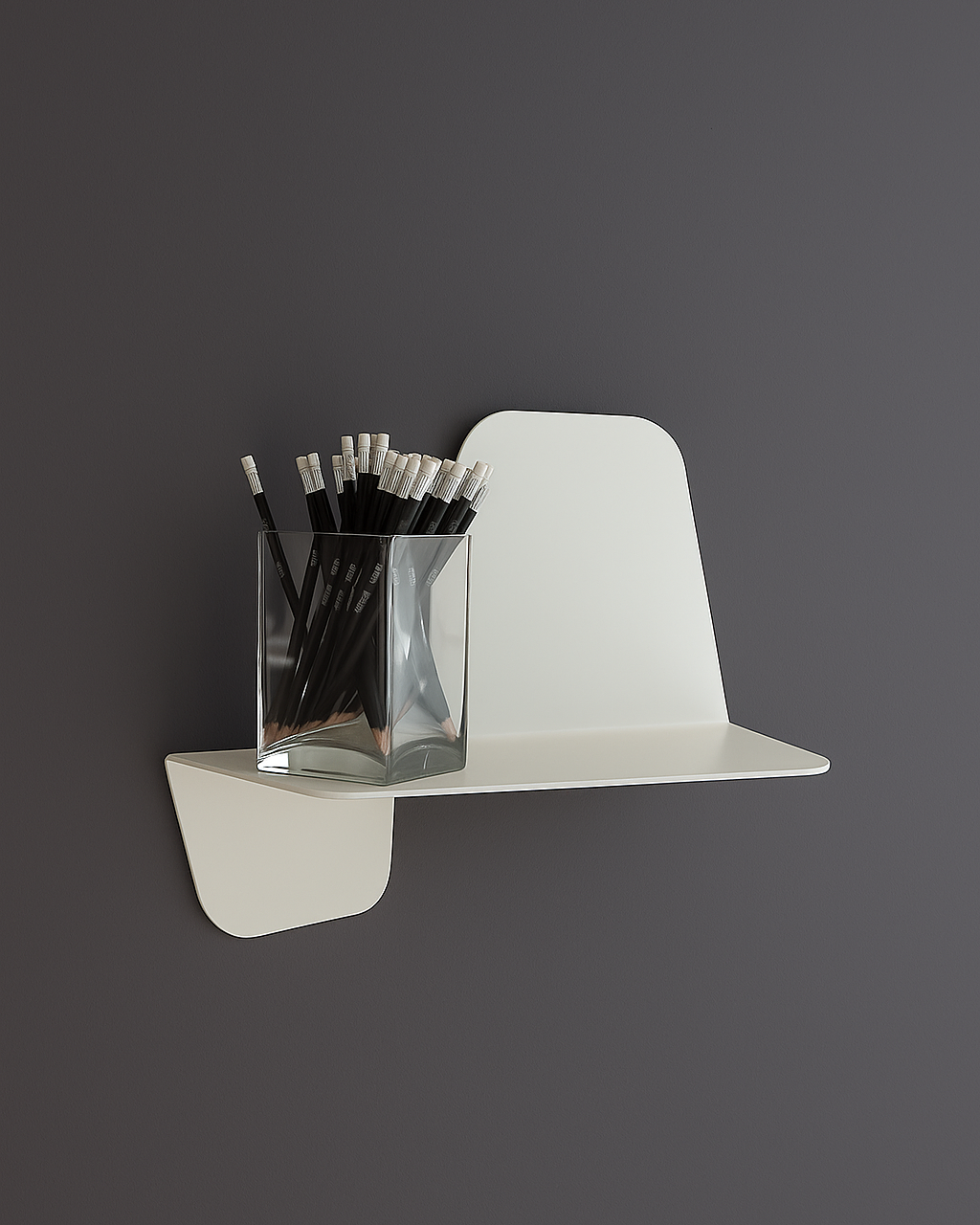 Mensola FLAP 42cm bianca