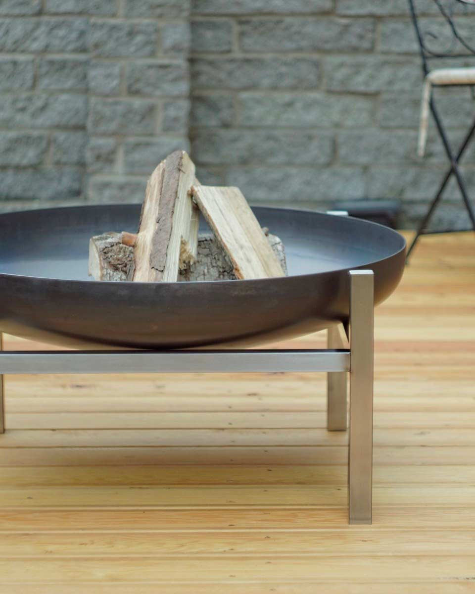 Braciere da giardino in acciaio Crate