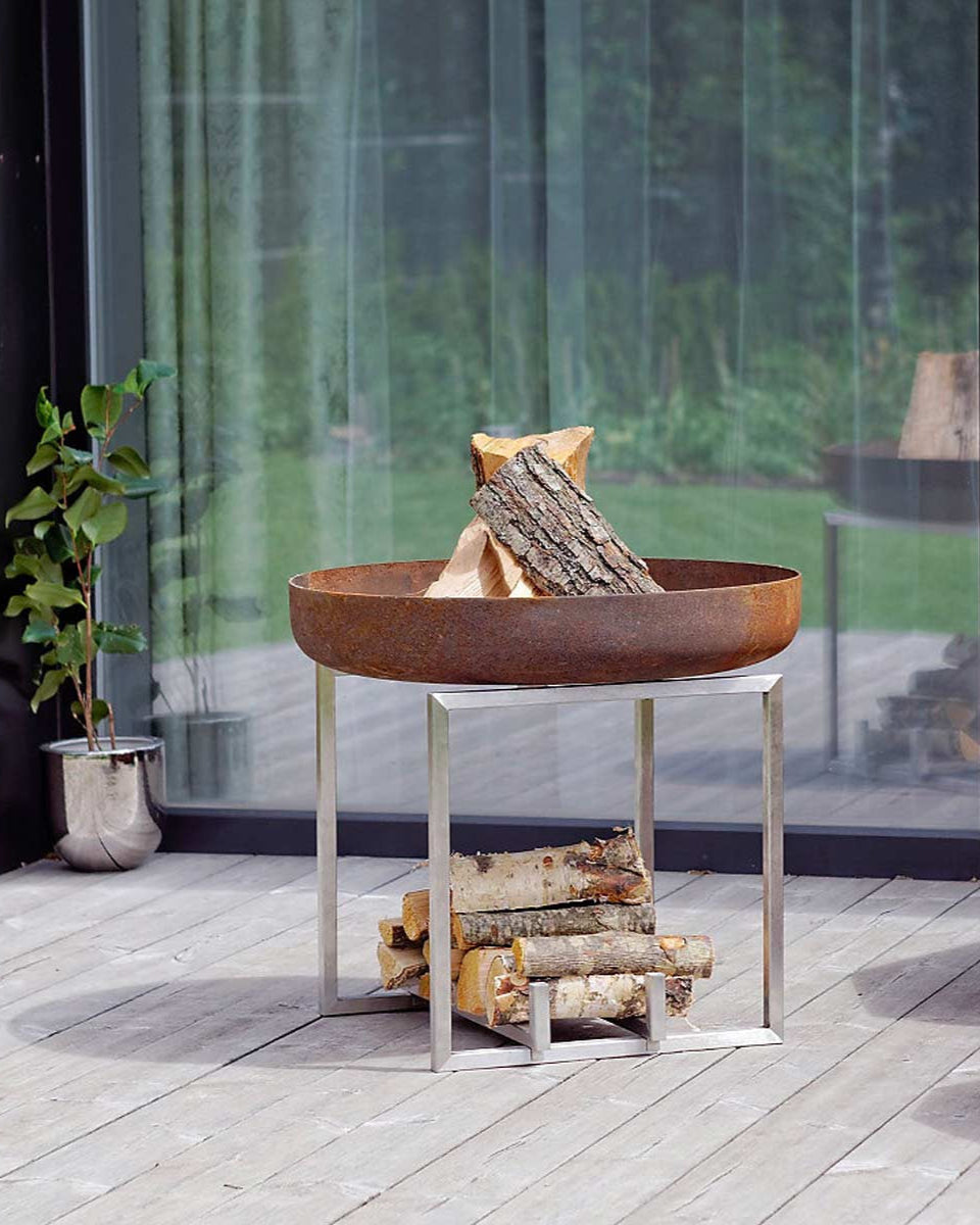 Cube Arpe Studio, braciere di design outdoor