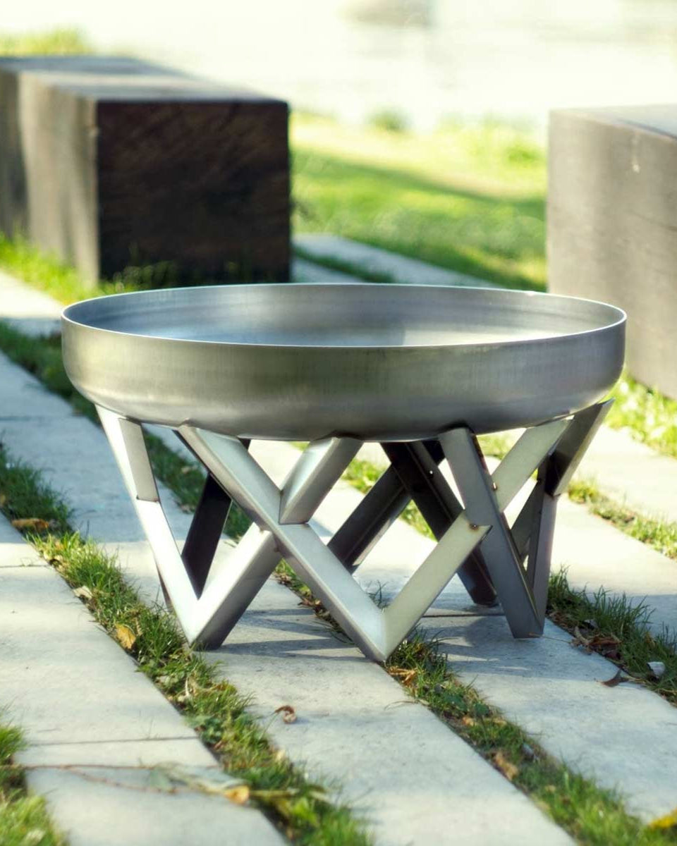 Braciere in acciaio inox per fuochi e grigliate