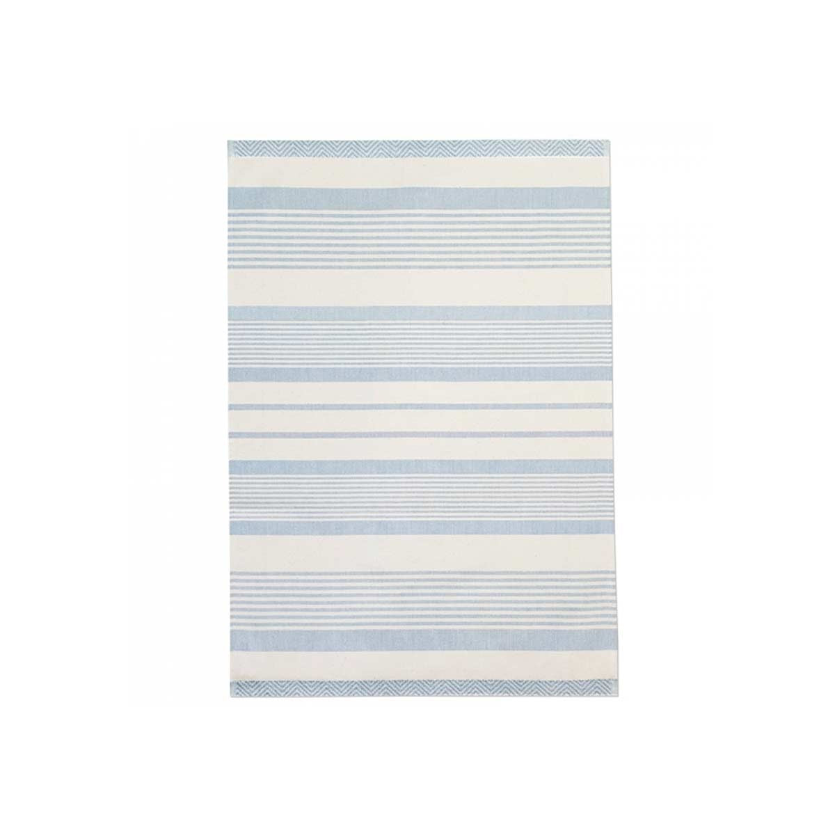 Canovaccio azzurro a righe