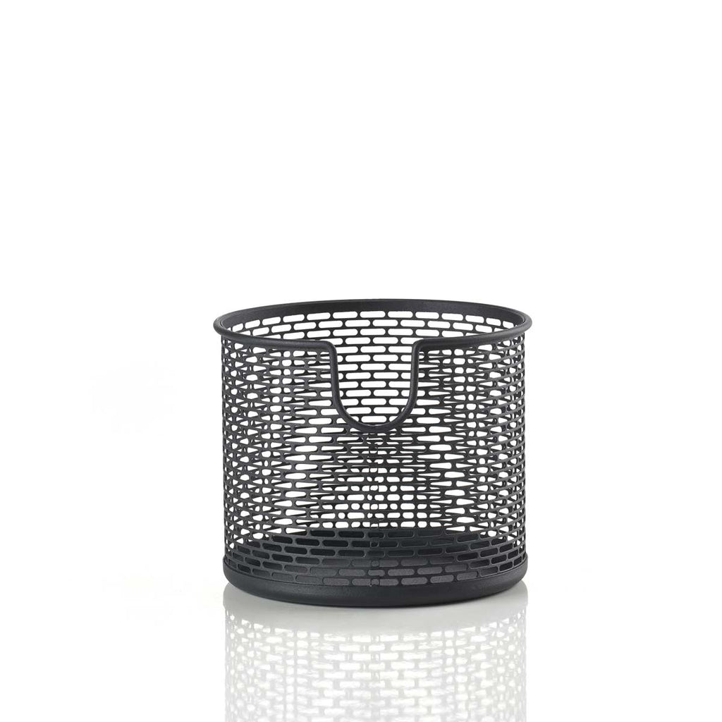 Cestino nero per il bagno