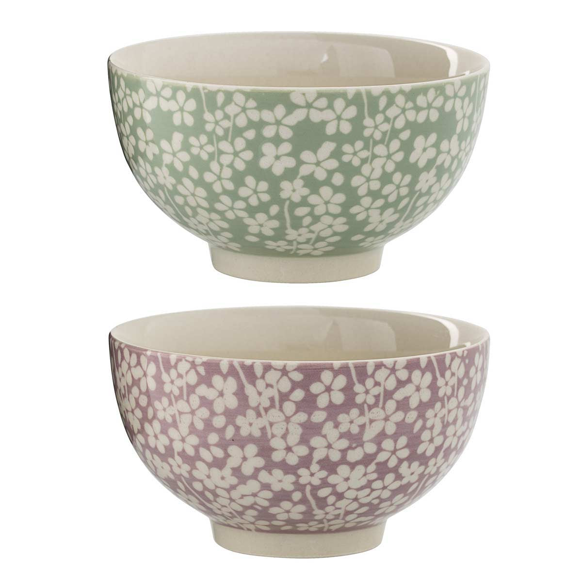 ciotole per aperitivo a fiori, colori assortiti