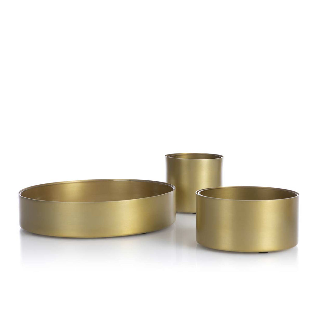 Ciotole in ottone minimal design