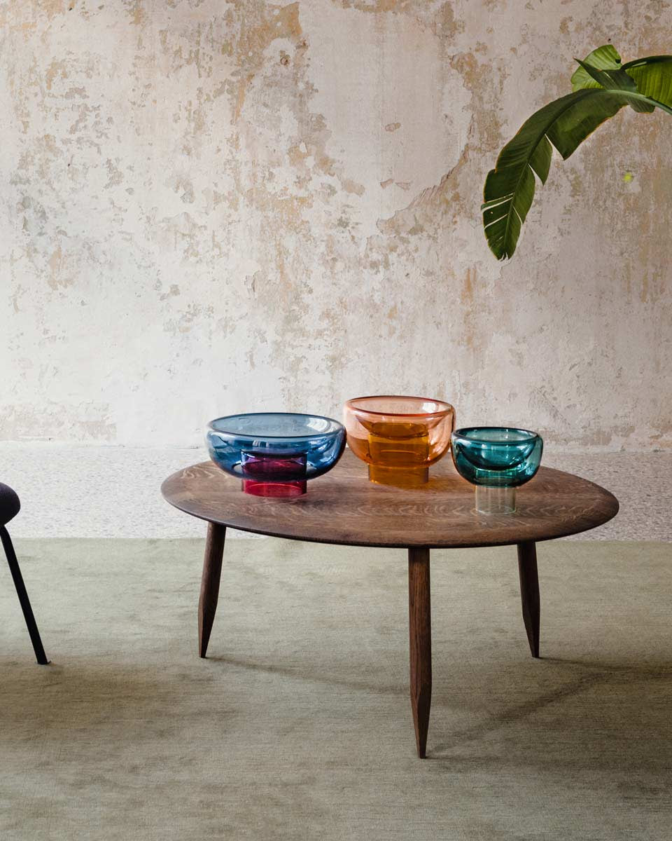 Collezione di vasi di vetro di design