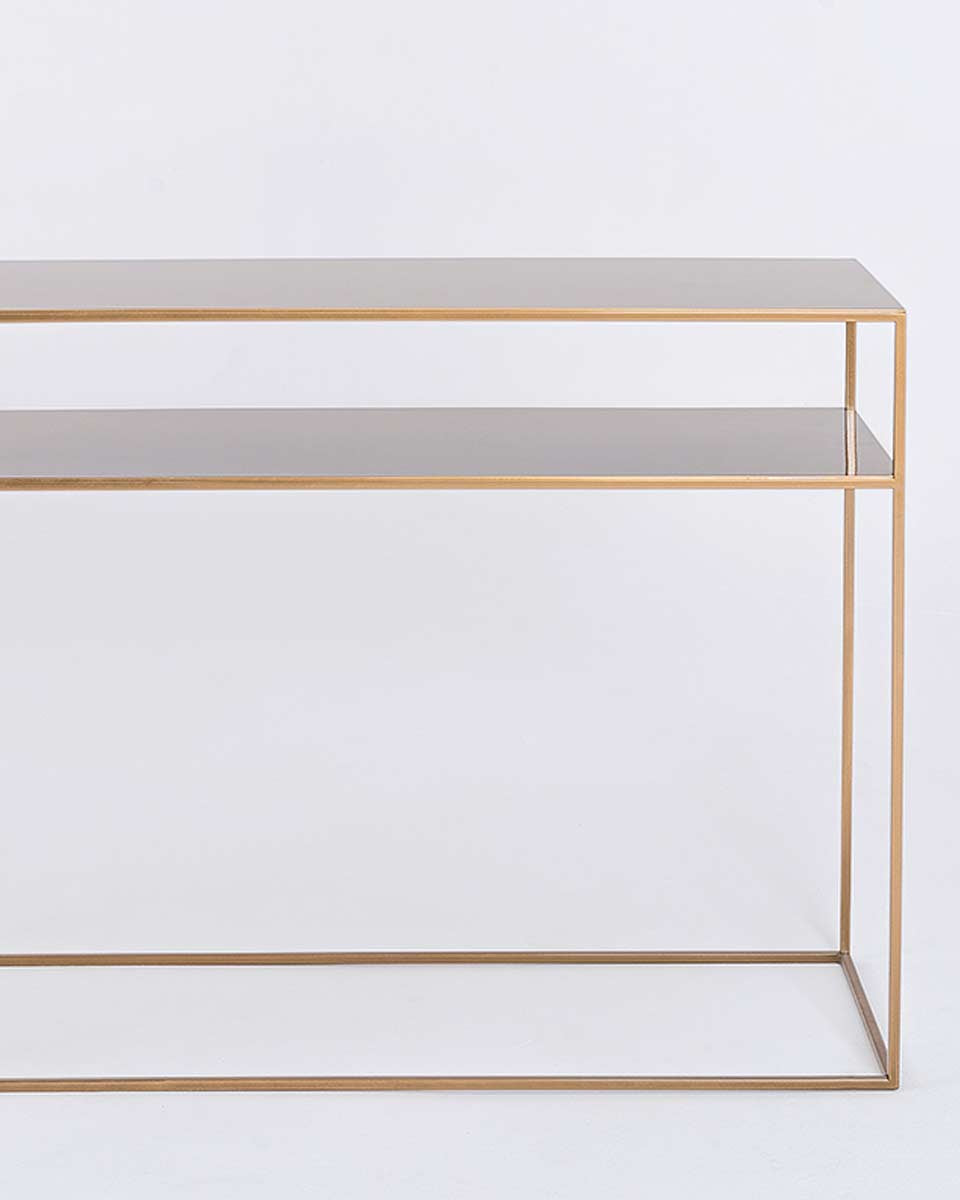 Consolle con due ripiani