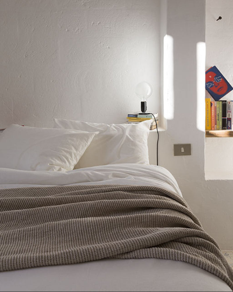 Copripiumino Stonewashed Zeff Blanc 240 X 220