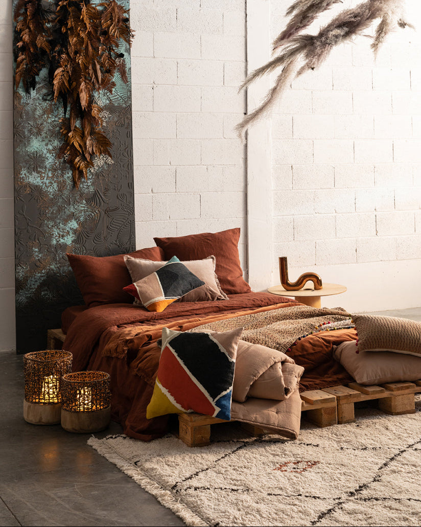 Copripiumino Zeff Caramello Stonewashed 240 X 220