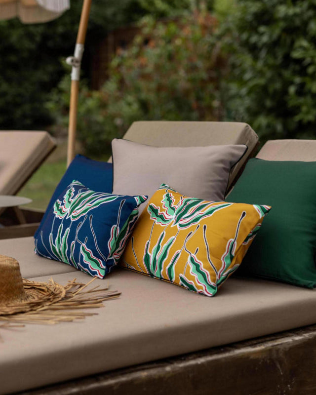 Cuscino Alga Outdoor Stampato Bronzo 30 X 50