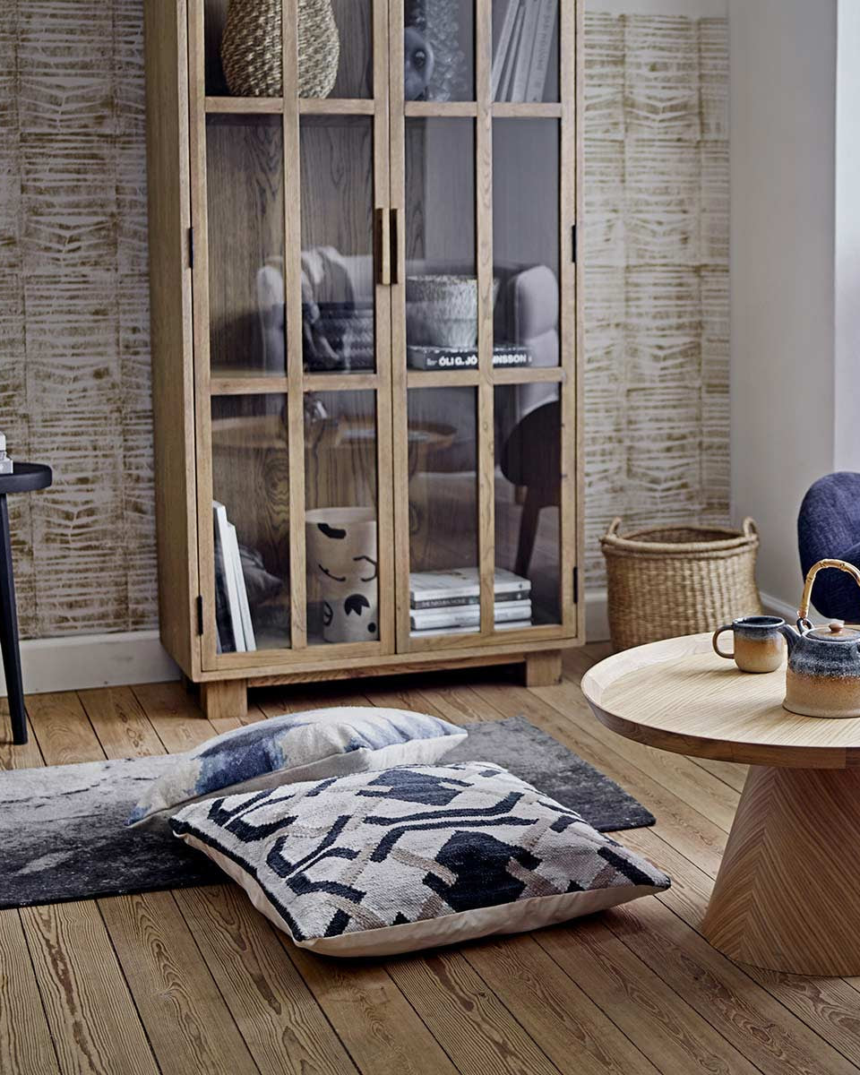 Crea una seduta alternativa nel tuo living con il cuscino da pavimento della linea Nordic by Bloomingville