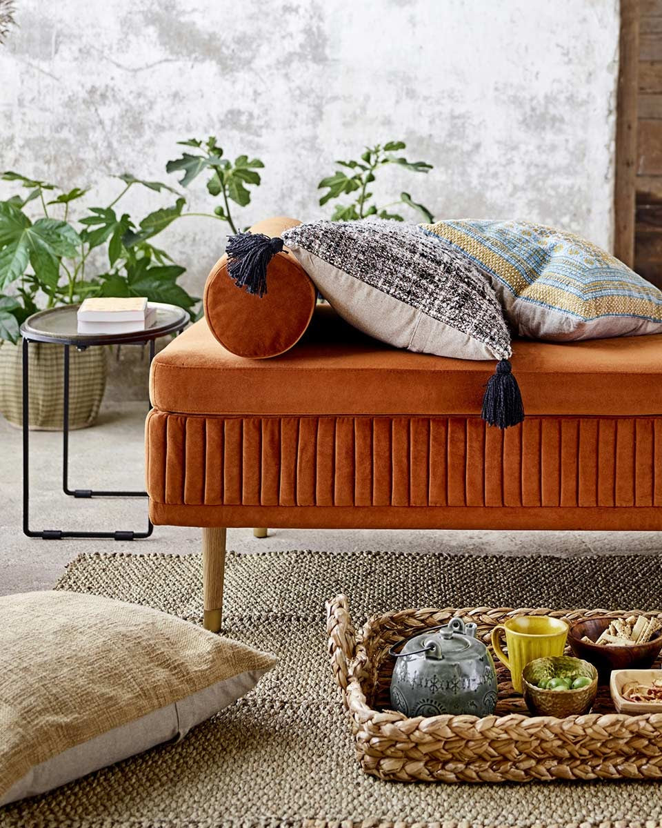 Cuscino da terra giallo