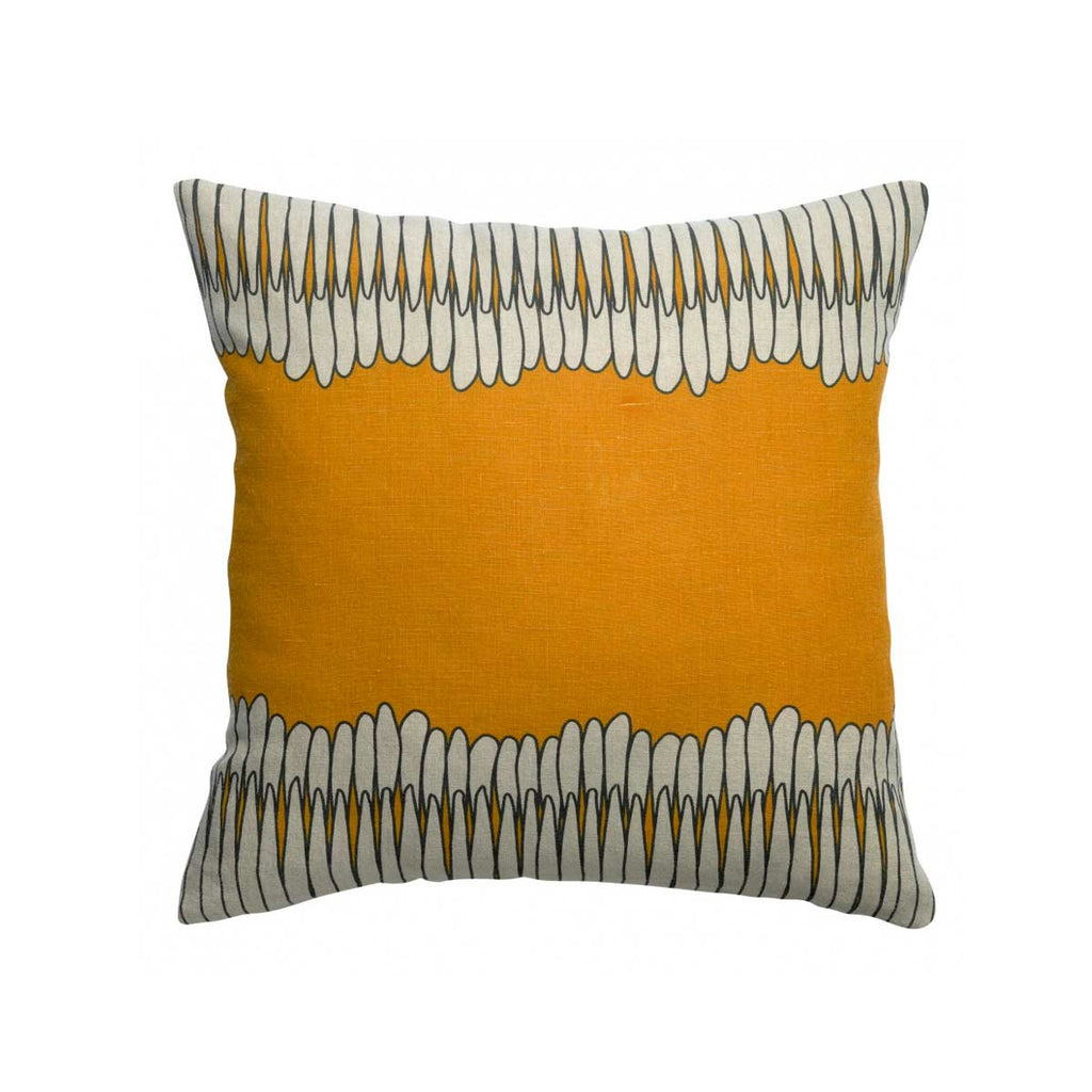 Cuscino giallo ocra Vivaraise