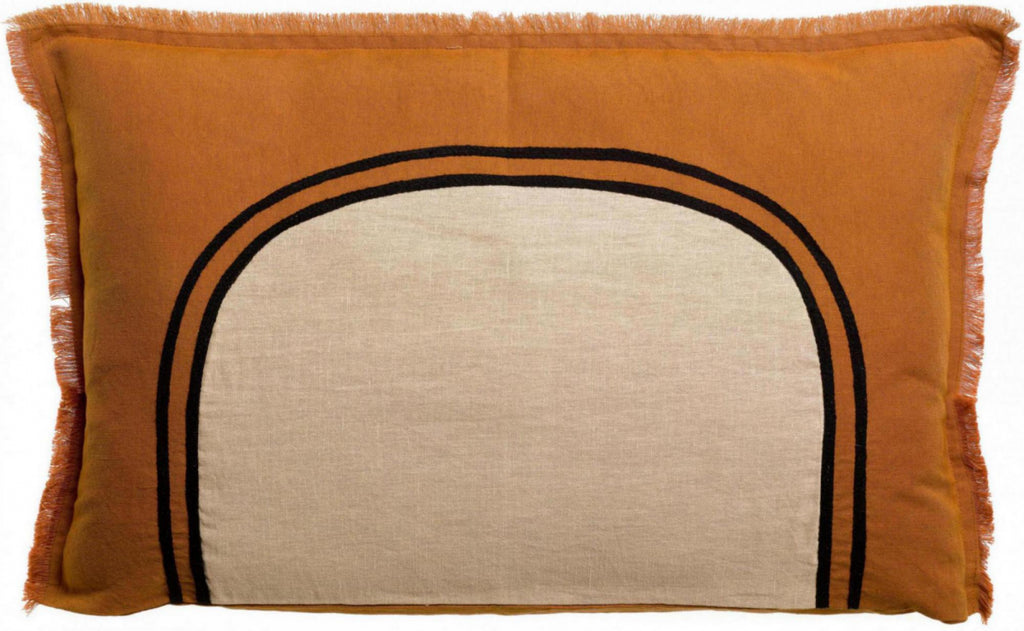 Cuscino Laly bicolore Cuivre 40 X 65