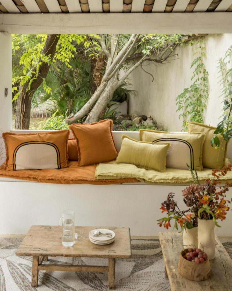 Cuscino Laly bicolore Cuivre 40 X 65