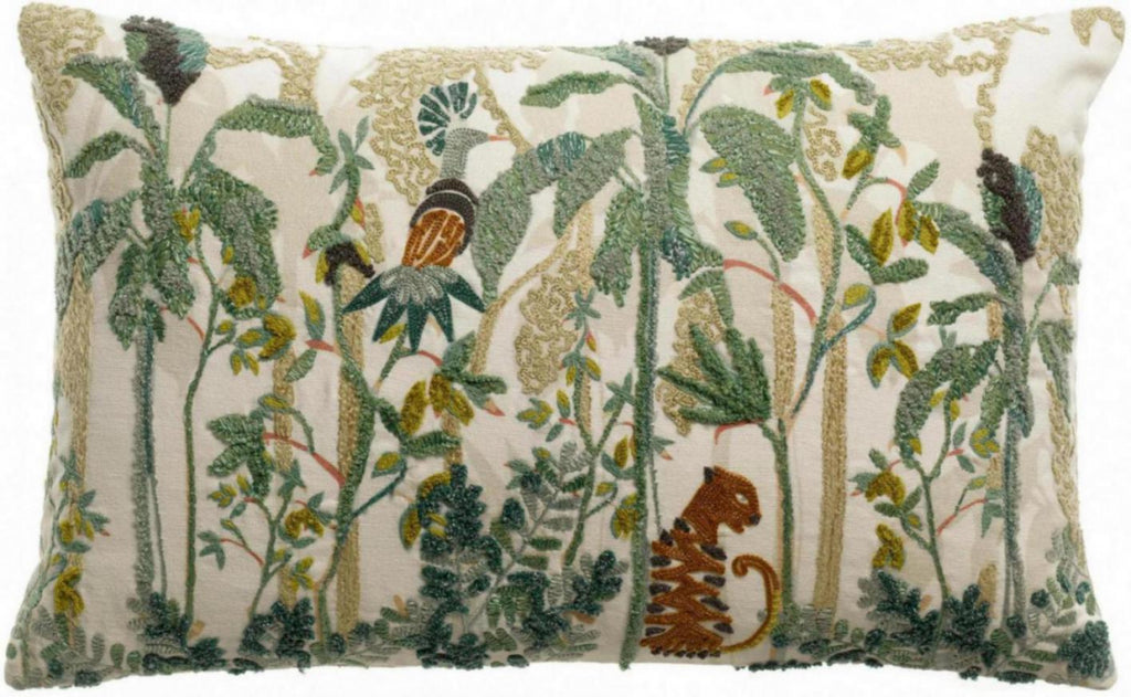 Cuscino Raja ricamato Multico 30 X 50