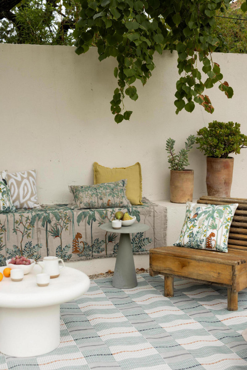 Cuscino Raja Ricamato Multico 45 X 45