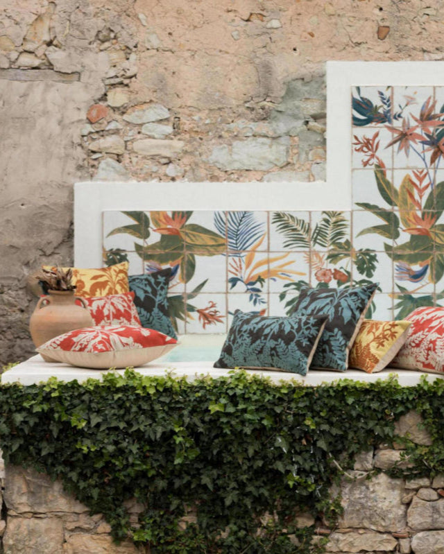 Cuscino Raki Ricamato Carbone 40 X 65