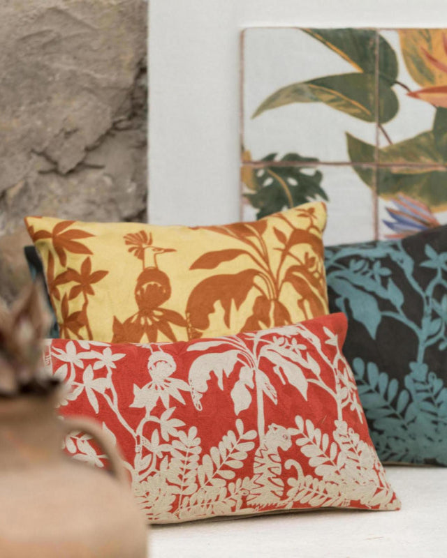 Cuscino Raki Ricamato Oro 45 X 45