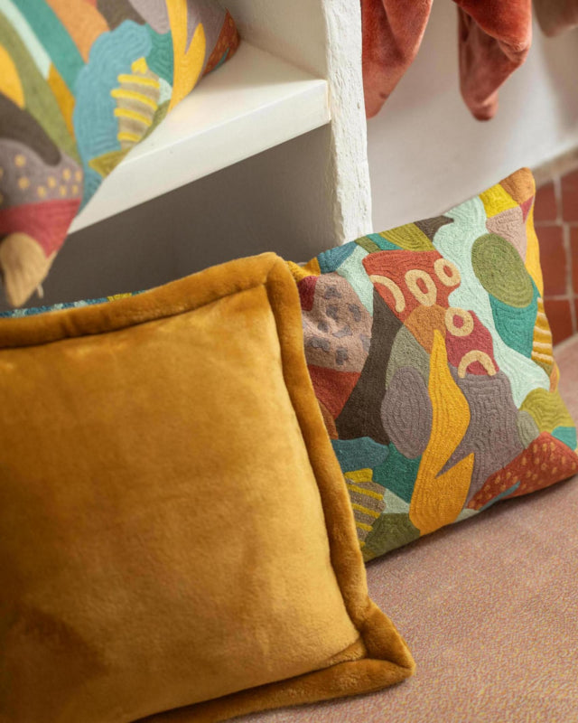 Cuscino ricamato Izel Mineral 30 X 50