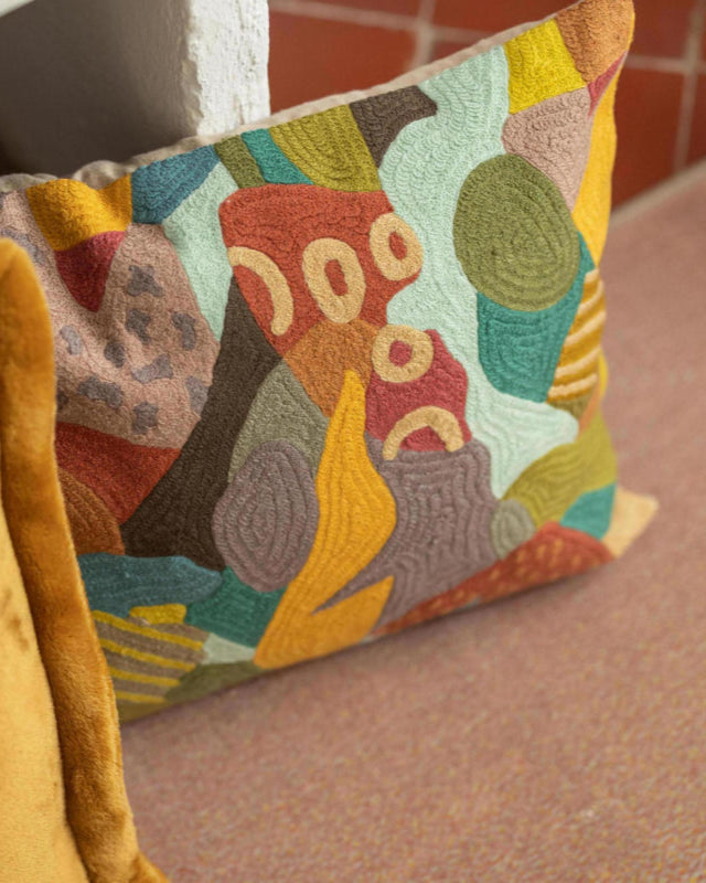 Cuscino ricamato Izel Mineral 40 X 65