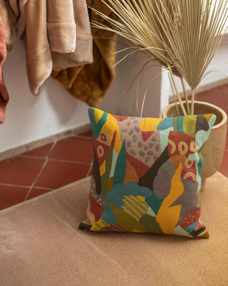 Cuscino ricamato Izel Mineral 45 X 45